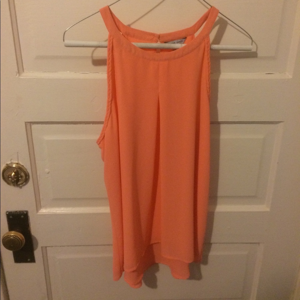 Peach blouse